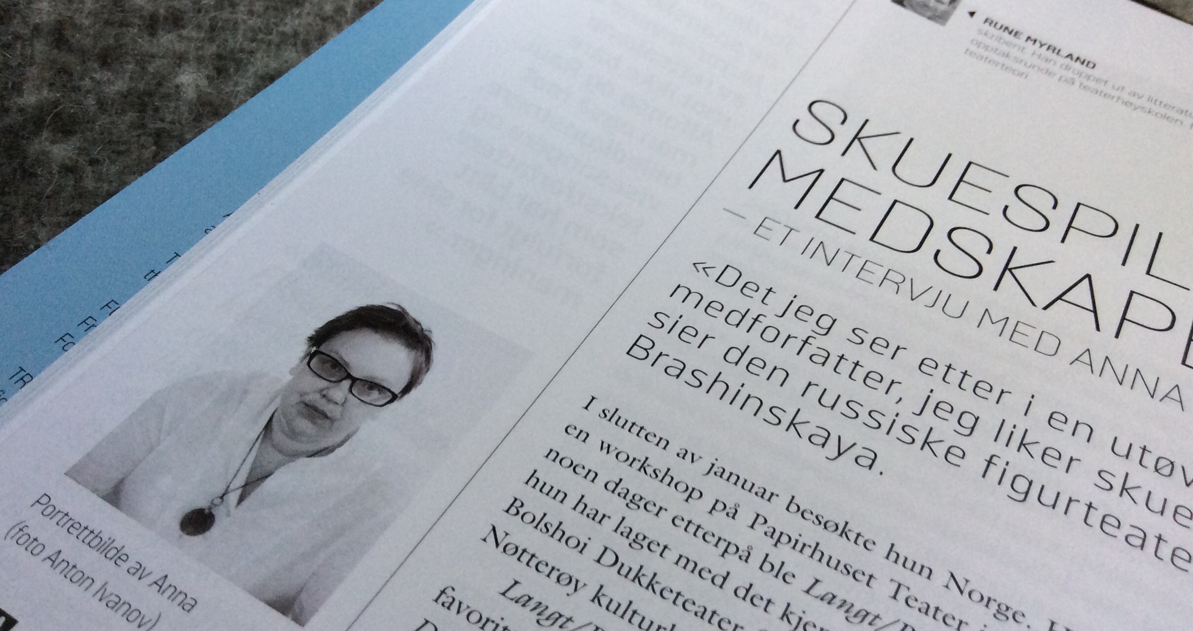 Ånd i hanske - faksimile